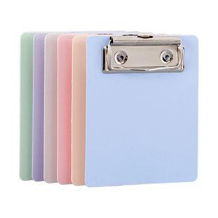 A7小号写字板夹垫板夹小票夹迷你医生护士随身携带口袋夹留言夹冰箱贴可挂多功能文件夹板a6菜单单据票据夹