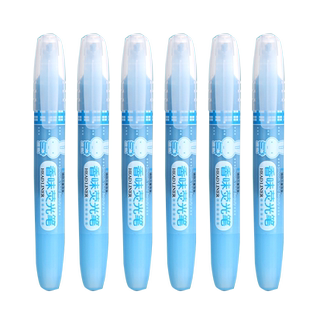 晨光荧光笔米菲水果香味大容量学生用手帐专用记号笔彩色划重点荧光标记笔手账笔学生标记考试重点专用荧光笔