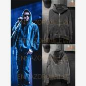 Evolution金标卫衣2025谢霆锋苏州进化演唱会做旧破洞长袖 连帽衫