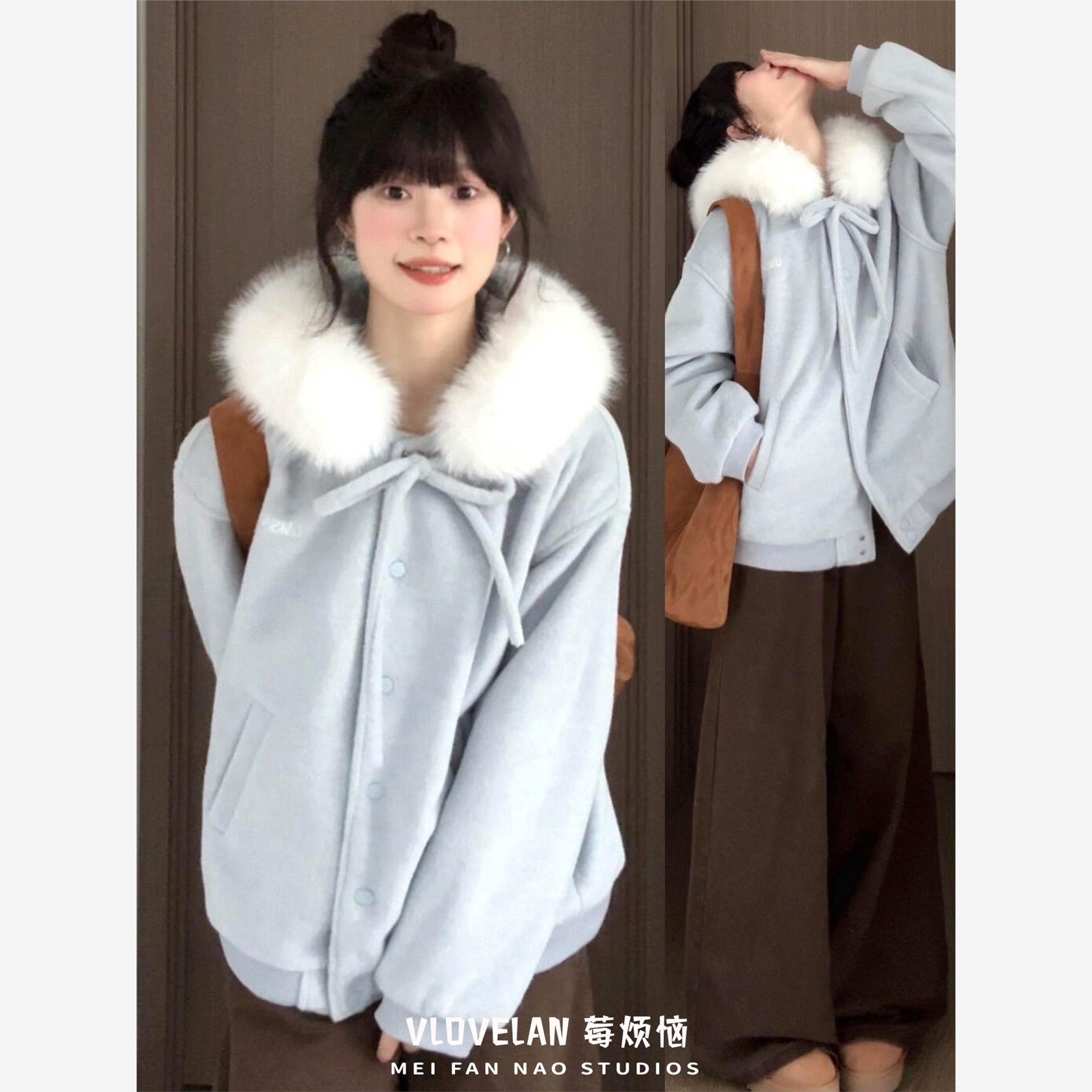 冬季2025新款短外套女学院风