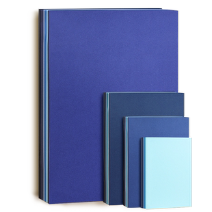 元浩蓝色系卡纸A4深蓝色湖蓝色雾霾蓝藏蓝色彩色幼儿园手工硬天蓝色大尺寸A3厚230G莫兰迪色4K普蓝墨蓝复古