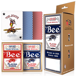 Bee小蜜蜂WSOP扑克纸牌WPT斗地主掼蛋专用德州百家乐美国原装进口