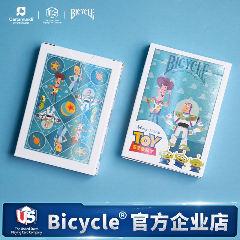 Bicycle迪士尼扑克牌正版联名周边收藏卡纸牌摆件礼物玩具总动员