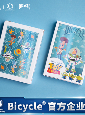 Bicycle迪士尼扑克牌正版联名周边收藏卡纸牌摆件礼物玩具总动员