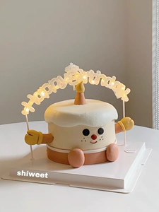 网红jellycat蜡烛小脚小手蛋糕HB灯网红小蛋糕插件可爱创意蛋糕