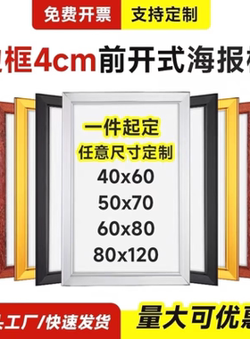 简约轻便四周开启式铝合金画框