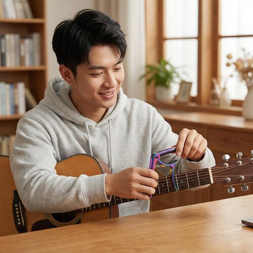 Meideal吉他变调夹硅胶防滑