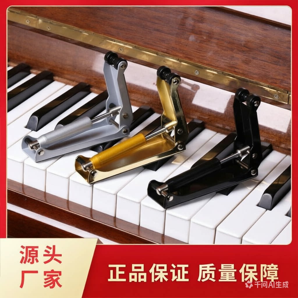 Meideal HJ10钢琴缓降器 液压阻尼缓冲 防夹手 通用钢琴盖配件
