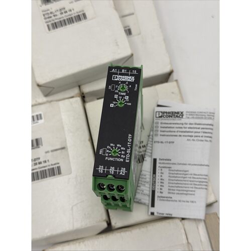 PHOENIX CONTACT ETD-SL-1T-DTF TIMER RELAY 2866161