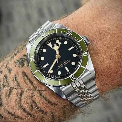 不锈钢表带五铢Lugran间金复古