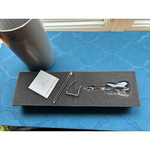 SWAROVSKI施华洛世奇水晶雕像Violin Bow Stand 203056 18