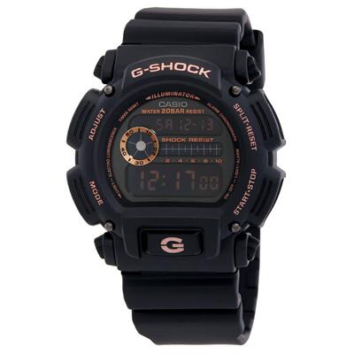 Casio卡西欧Casio DW-9052GBX-1A4DR男手表Shock闹钟石英