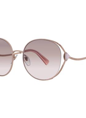 宝格丽Bvlgari BV6181B 20143B 57女太阳眼镜金粉色渐变灰