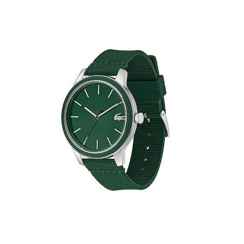 Lacoste 2011085 1212绿色表盘硅胶表带男士手表