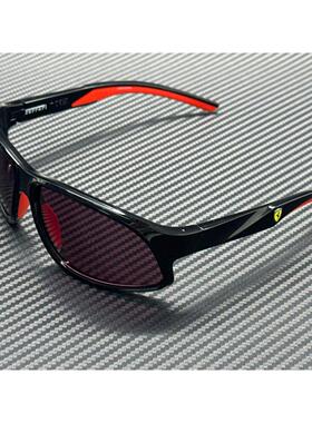 FZ6016U 501 1E黑色红色镜面男士64 mm Ferrari男太阳眼镜