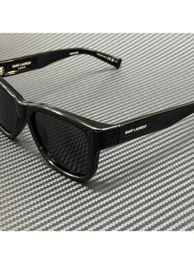 黑色Black男太阳眼镜SAINT LAURENT圣罗兰SL 674 001灰中号