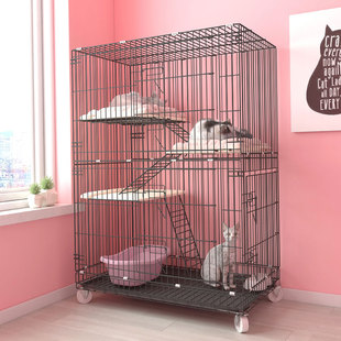 二手折叠猫笼子猫别墅超大自由空间猫咪笼子家用室内清仓猫笼别墅