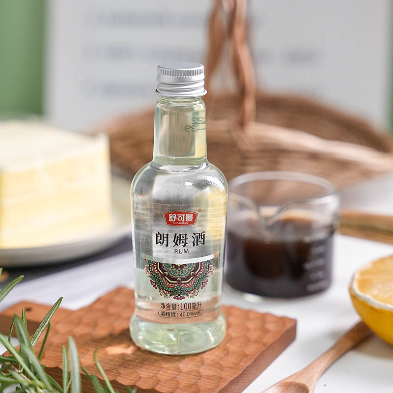 舒可曼朗姆酒100ml 烘焙原料 白朗姆酒 芝士蛋糕提拉米苏材料