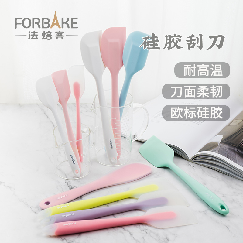 法焙客一体式硅胶刮刀耐高温搅拌