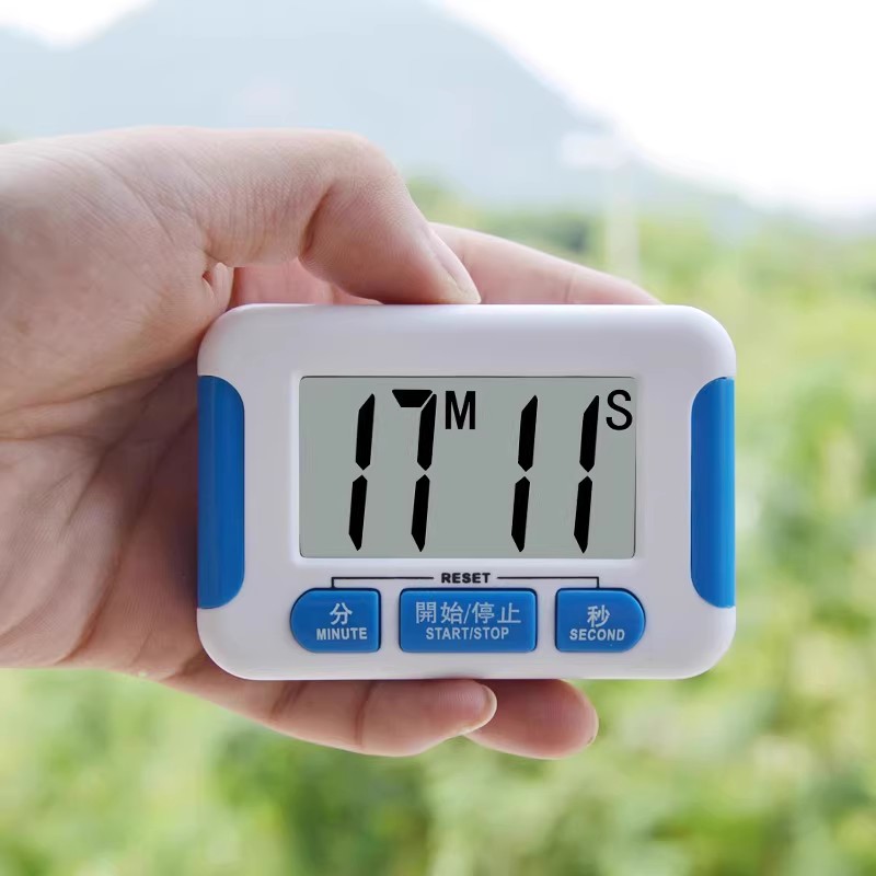 厨房烹饪电子计时器奶茶店大屏幕大数字正负倒计时定时器定时提醒