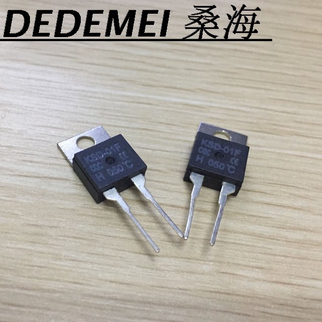 热敏电阻温控开关温度传感器ksd-01f d50度常开050°常闭温度开关