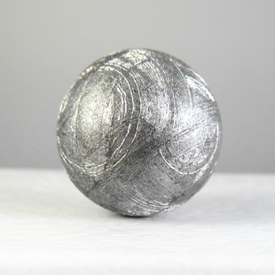 纳米比亚Gibeon镍铁陨石珠子天然陨铁原石佛珠天铁散珠 猎陨藏星