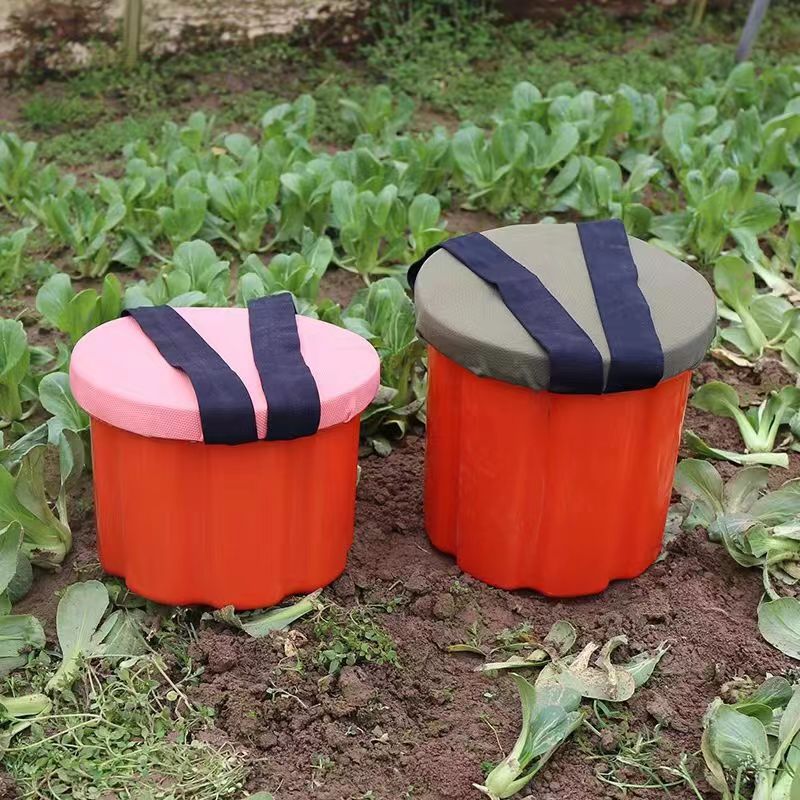 干农活坐凳采茶凳子干活大棚懒人凳农用随身摘茶叶种田屁股凳