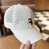 2025新款 户外运动遮阳防晒宽檐鸭舌帽男 粗网眼透气棒球帽子女夏季