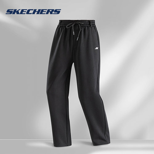 斯凯奇运动休闲长裤卫裤时尚印花