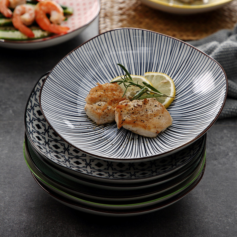 Japanese tableware net red personality creative home dish dish