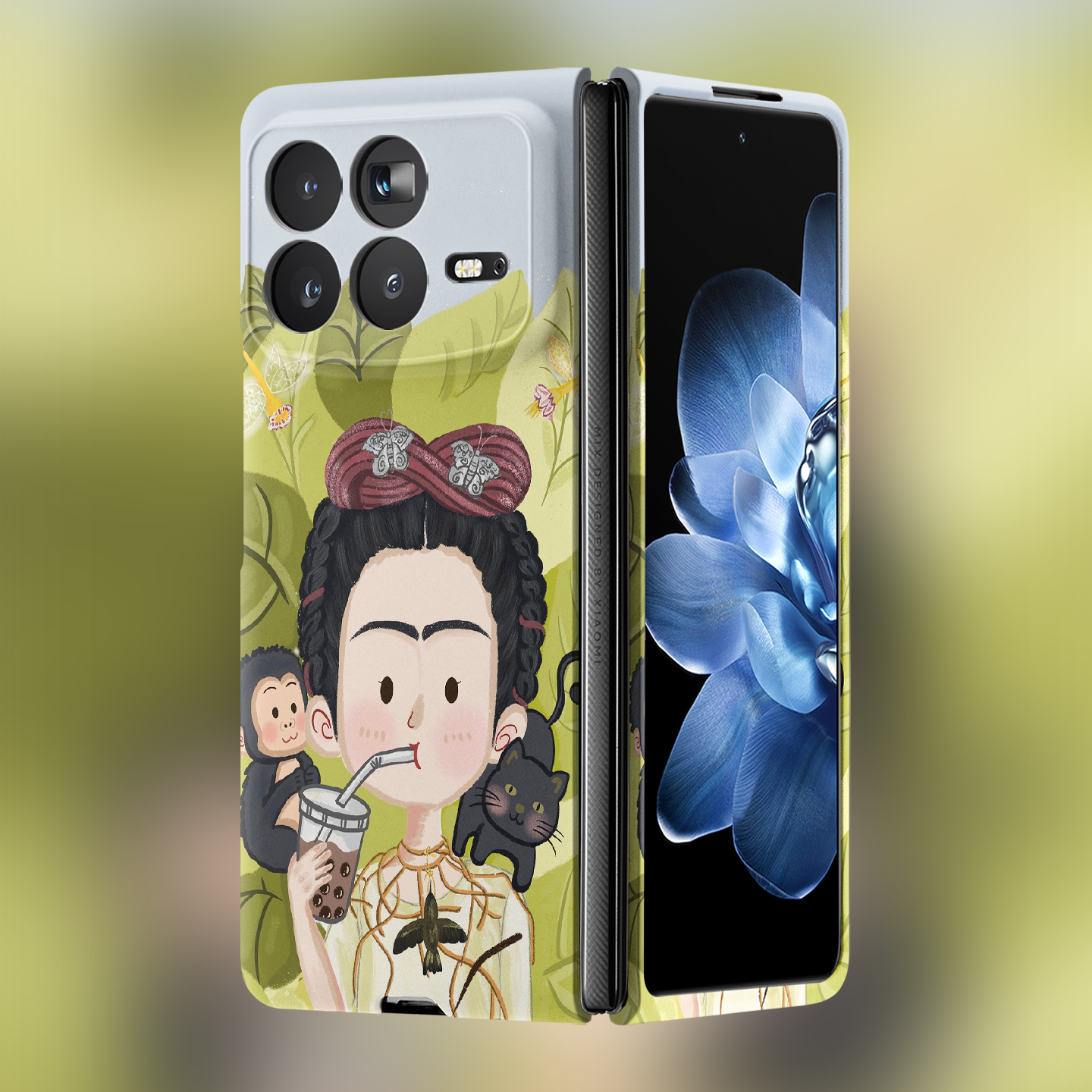 适用小米折叠屏强磁夜光小众