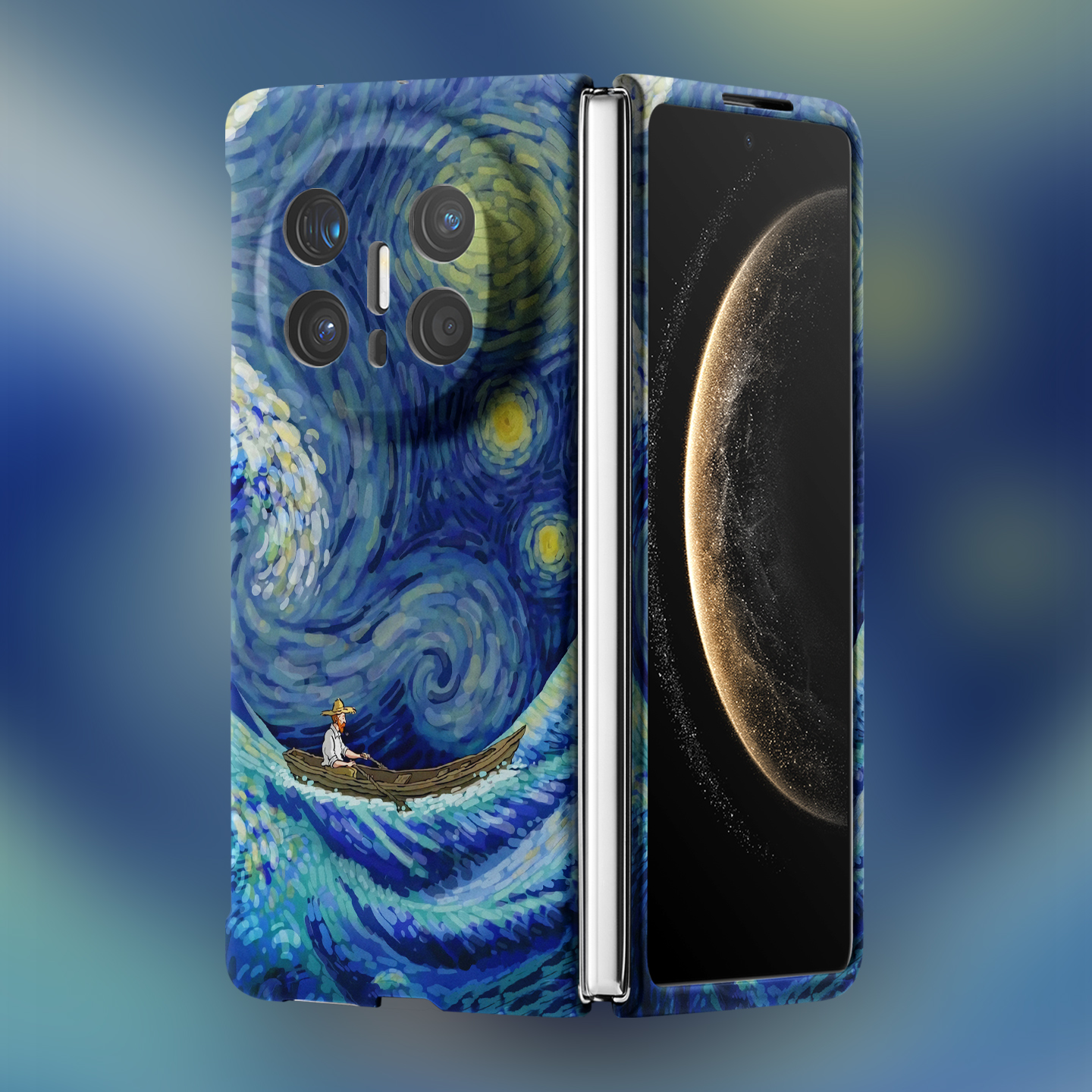 适用华为折叠屏强磁夜光小众