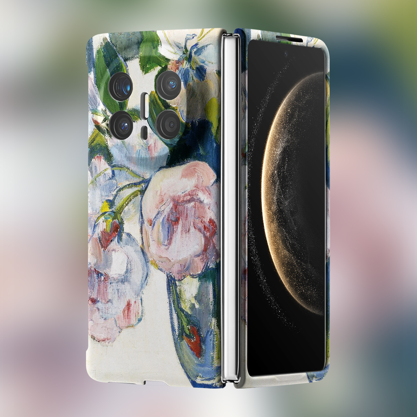 适用华为折叠屏强磁夜光小众