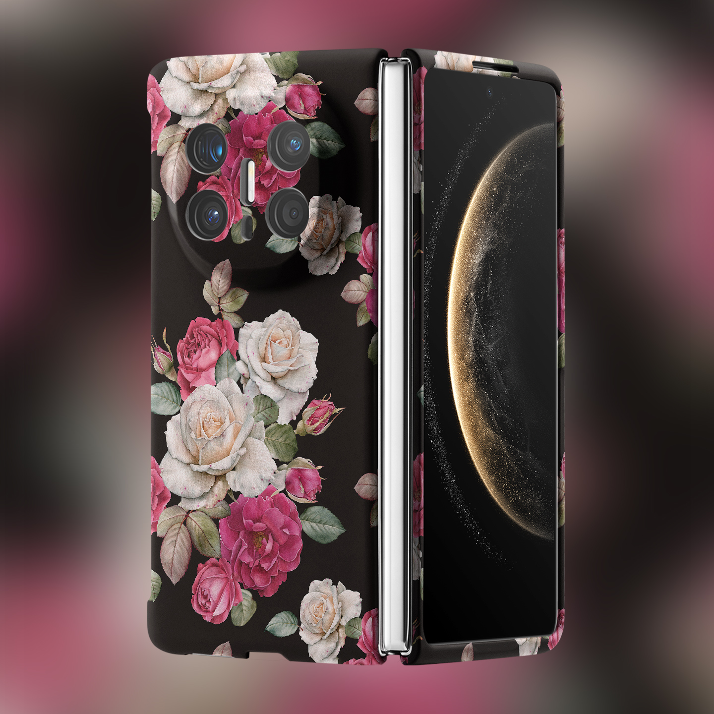 适用华为折叠屏强磁夜光小众