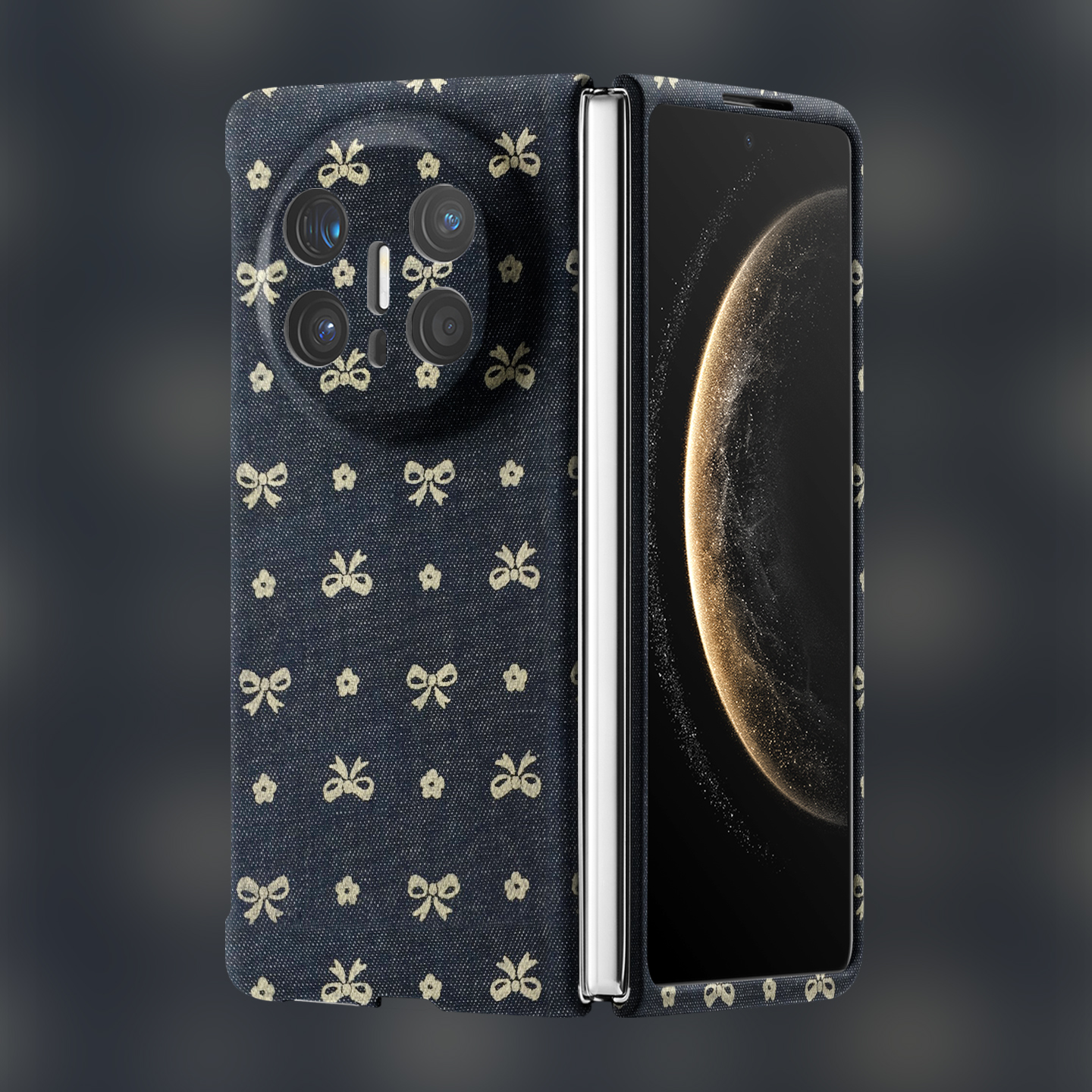 适用华为折叠屏强磁夜光小众