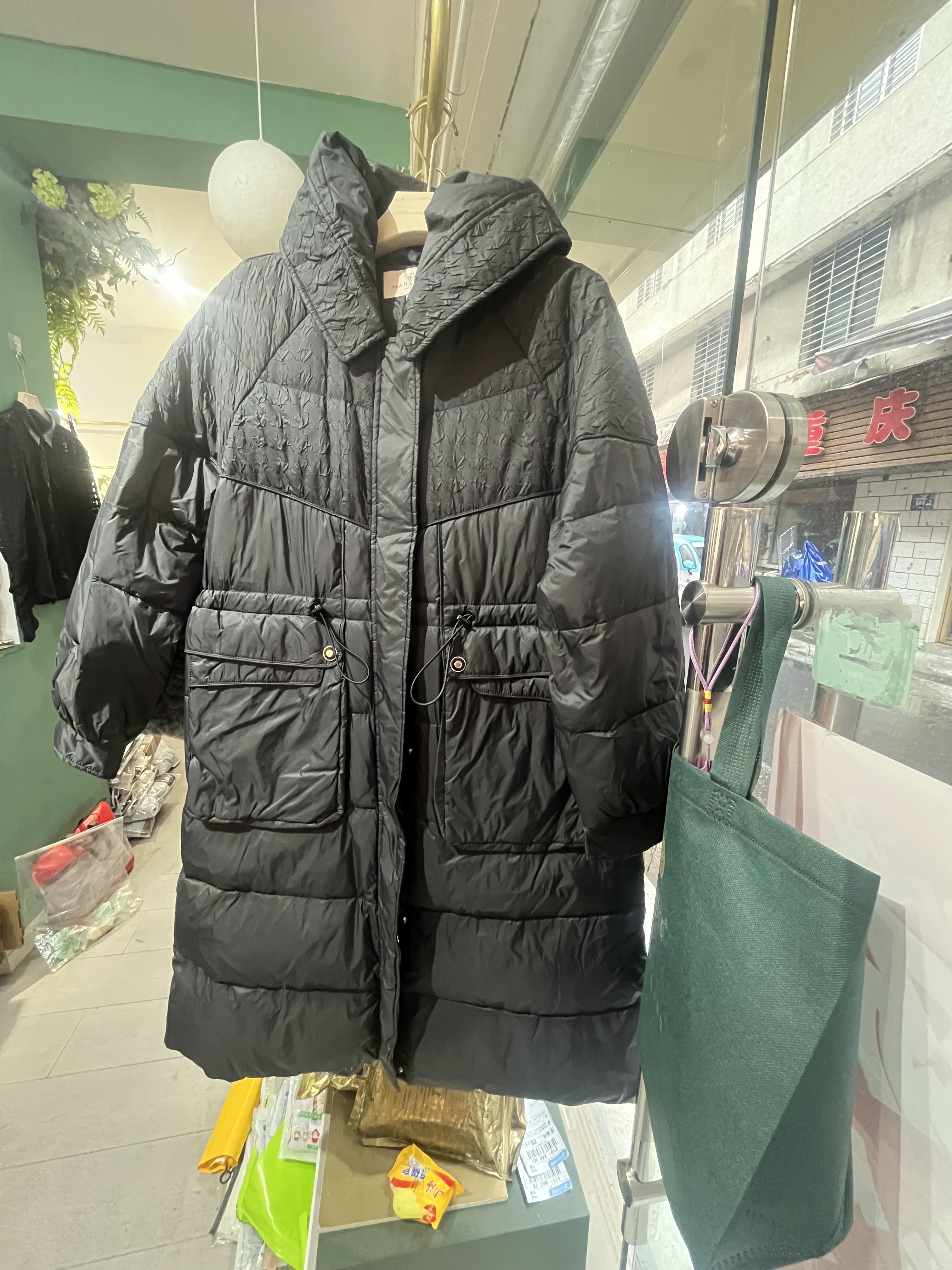 品牌撤柜2025新款女士羽绒服中长款