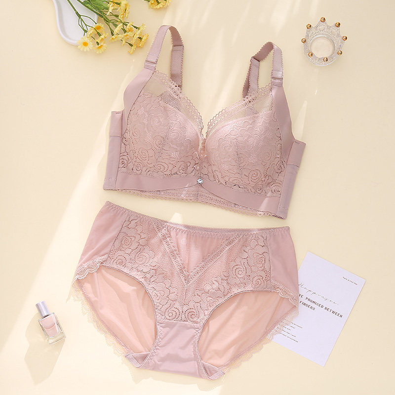 戴芝蒂套装调整型内衣中杯四排扣性感透气文胸新款胸罩101908