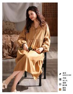 乌拉拉公主2026新款女士睡衣睡裙100棉可外穿121399