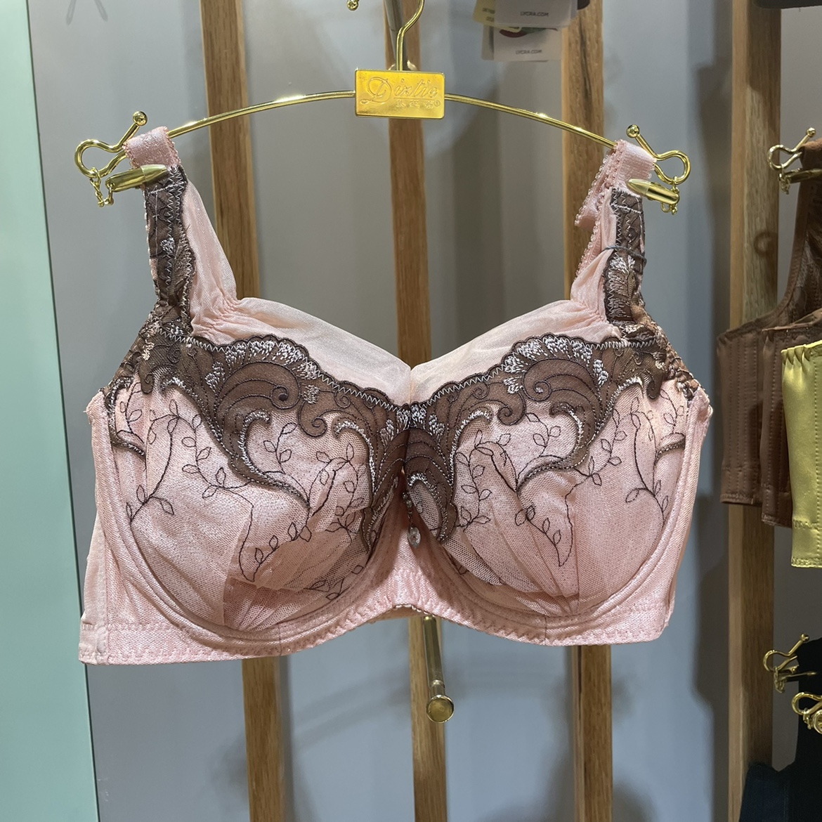 专柜正品吉芝奴全罩杯薄棉杯内衣大胸调整型文胸硬钢圈622907