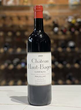 Haut Bages Liberal法国奥巴里奇波尔多干红葡萄酒19年份1855列级