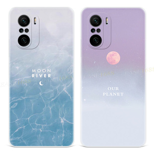 k60 E小清新文艺简约女款 k50 电竞至尊版 轻薄软 k40pro 梦幻星球适用小米红米k80手机壳k70