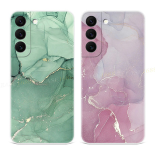 个性 s23ultra文艺s21 s20fe创意A56 A55 edge软十 大理石纹适用三星s22手机壳s25 A54plus简约全包女款 s24
