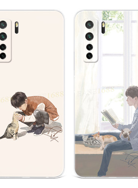 可爱易烊千玺适用华为nova12手机壳14/13/11/10/9小清新se文艺pro猫咪Ultra简约活力版女款软