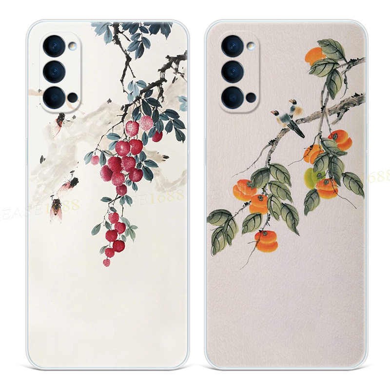 荔枝寓意oppo复古Reno系列手机壳