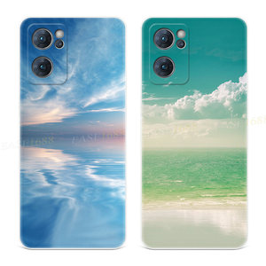 水天一色适用oppo reno12手机壳11/10/9/8pro+小清新7/6/4se文艺5k简约3元气版2z女款Ace软十一