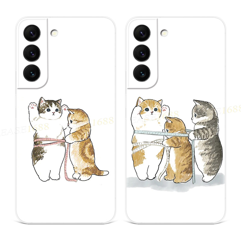 可爱减肥猫咪适用三星s22...手机