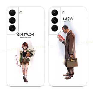 这个杀手不太冷适用三星s22手机壳s25/s24/s23ultra情侣s21+个性s20fe创意男生A56/A55/A54plus女款edge十