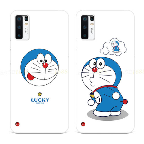 可爱机器猫适用坚果手机壳软