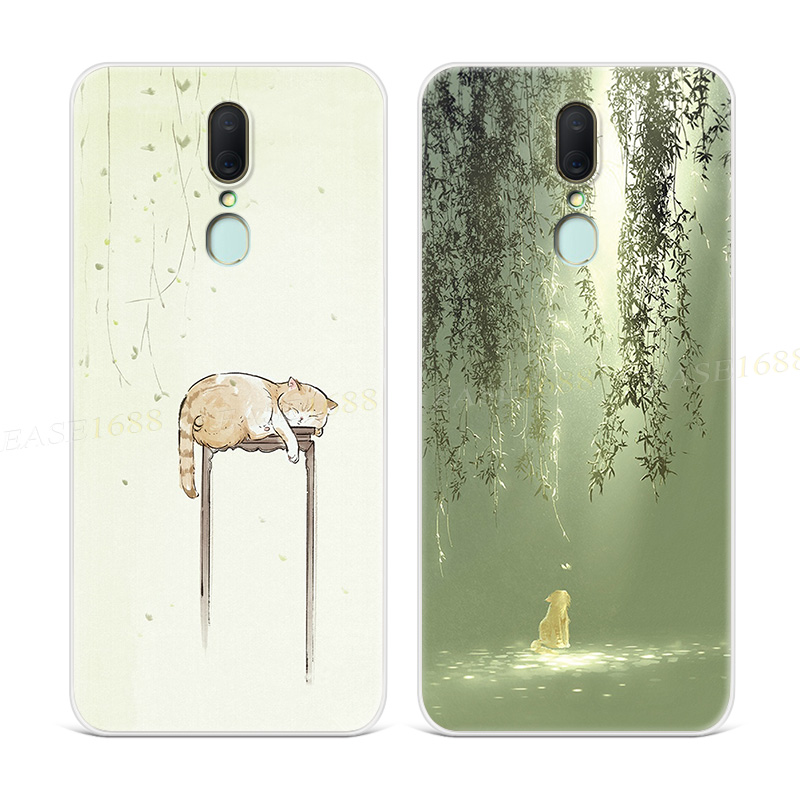 可爱猫咪适用oppo手机壳
