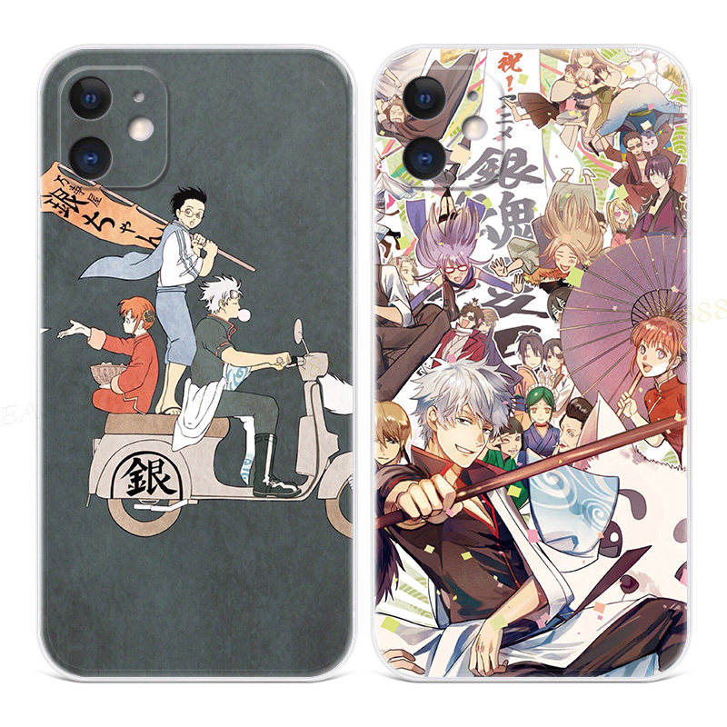 银魂男生适用iphone12苹果11手机壳17air/16/15/14/13/7/8/6plus二次元动漫xr日系mini可爱promax女款软